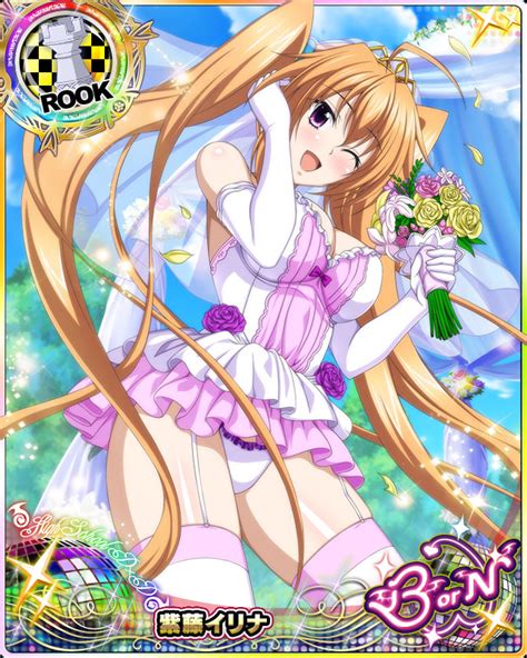 High School Dxd Mobage Cards Marriage V Shidou Irina 1 Render