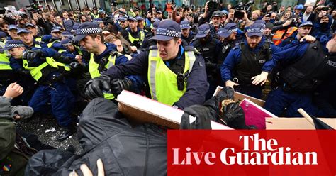 Police Arrest Protesters At March Against Scrapping Of Student Grants