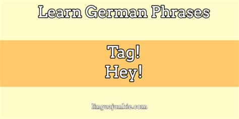 16 Awesome Ways To Say Hello In German And German Greetings