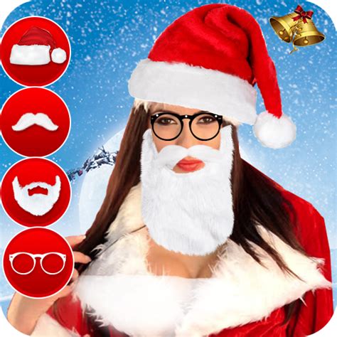 It is very simple to upload your photo from your photo library or to take a photo. Christmas Photo Editor Santa Claus Photo Frames