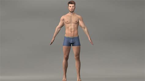 3d Rigged Character Realistic Man Turbosquid 1349332