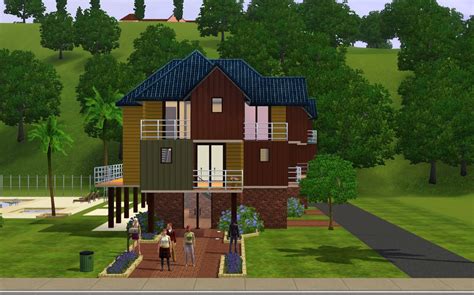 The Sims 3 Cc Urban Industrial 30x20 Lot Skilllasopa