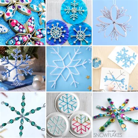 22 Easy Snowflake Crafts For Kids Of All Ages To Have Fun With