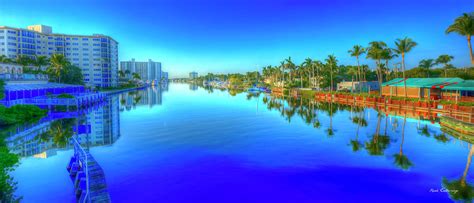 Delray Beach Fl Atlantic Avenue Crossing Intracoastal Waterway