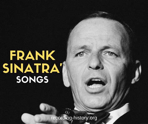10 Best Frank Sinatra S Songs And Lyrics List Of Songs By Frank Sinatra