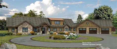 Montero Ranch Timber Home Floor Plan By Wisconsin Log Homes