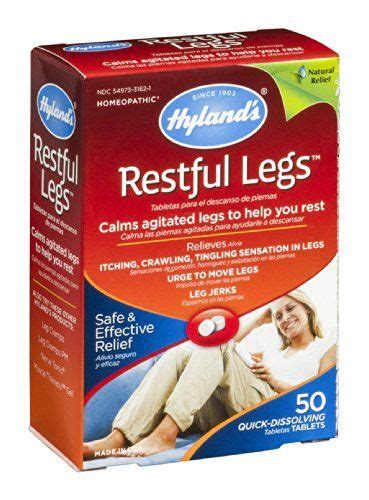 Hylands Restful Legs 50 Tablets 4 Pack Hylands Homeopathic