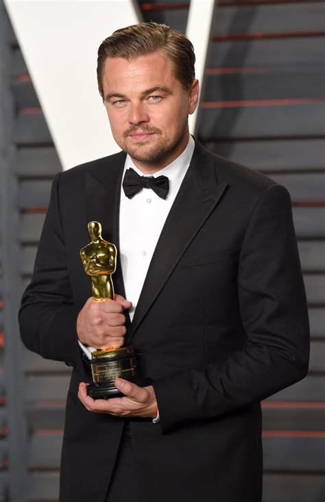 Leonardo Dicaprio At The Oscars 2016 Popsugar Celebrity Uk