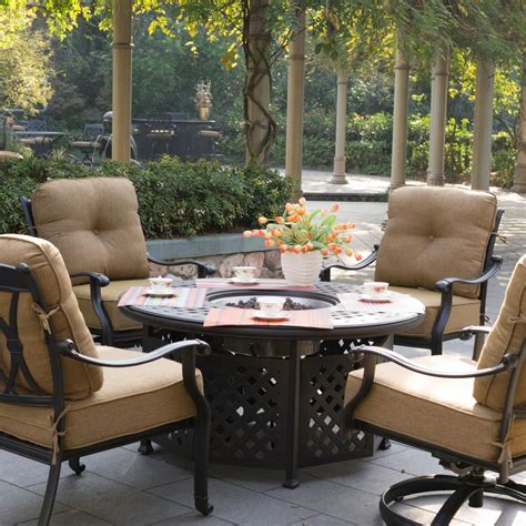 Exterior Black Wicker Armchairs With Striped Cushions And Round Costco