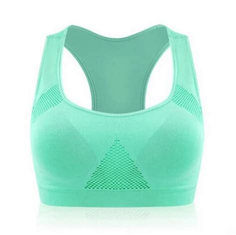cute sports bras fitness yoga sports bra for girls running gym padded wire free shake proof