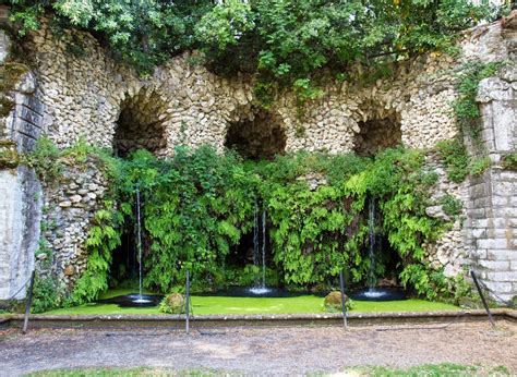 Grotto In The Italian Renaissance Garden Of Villa Lante Italian Garden