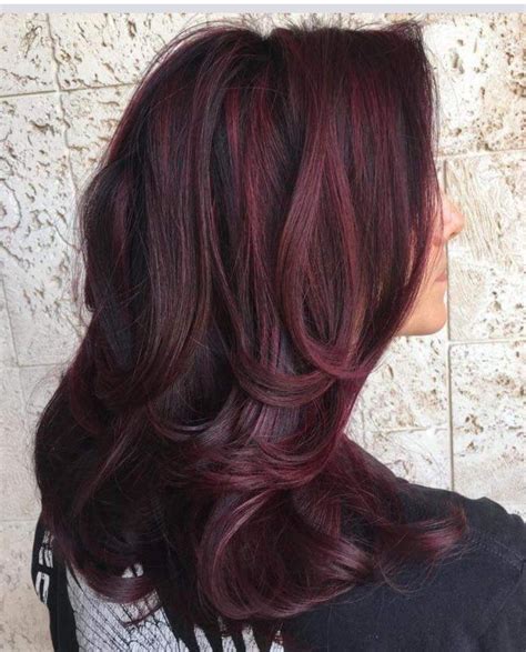 Rouge Foncé Dark Burgundy Hair Color Dark Red Hair Hair Color Auburn