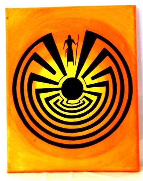 Man In The Maze Hopi Symbology Man In The Maze American Indian Art