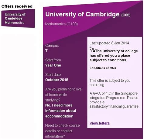 If you don't manage to find a course through ucas extra, you could be eligible for clearing. Welcome all!: Conditional Offer from Cambridge