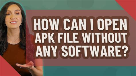 How Can I Open Apk File Without Any Software Youtube
