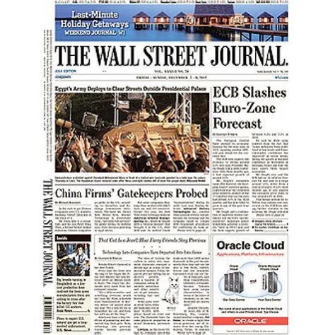 The Wall Street Journal Magazine Subscriber Services