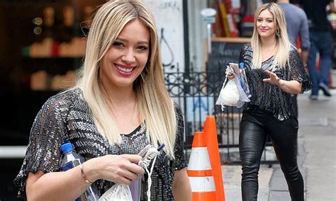 Hilary Duff Shows Off Her Shapely Pins During Younger Filming In Nyc