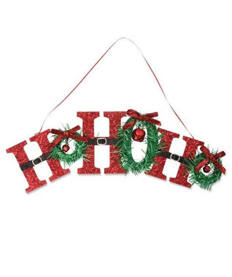 Retro Ho Ho Ho Sign From Christmasdecordiy