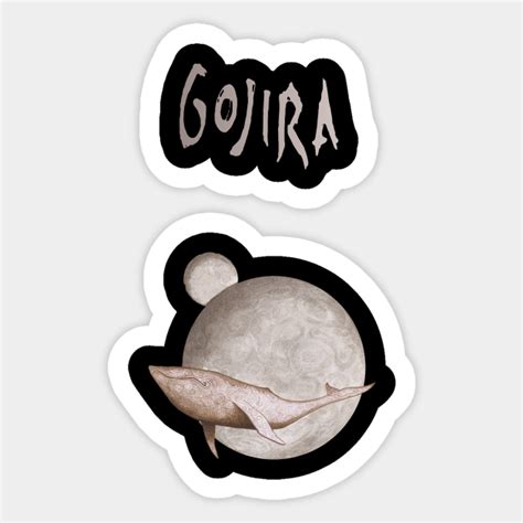 Gojira Whale Gojira Sticker Teepublic