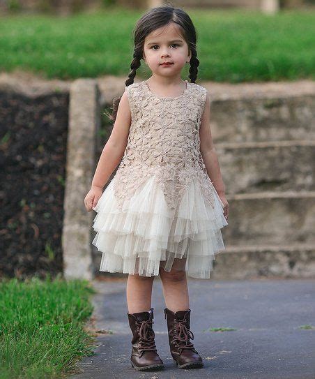 Just Couture Ivory Adalyn Dress Infant Zulily Toddler Girl