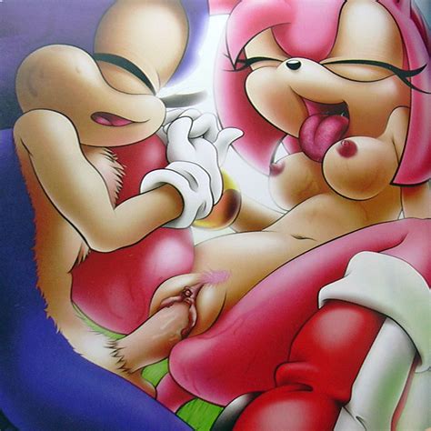 Rule 34 Amy Rose Anthro Breasts Closed Eyes Erect