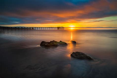 Scripps Pier Sunset 2 Photograph By Larry Marshall Fine Art America