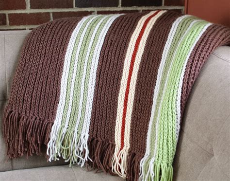 Vertical Striped Crochet Afghan Pattern Petals To Picots