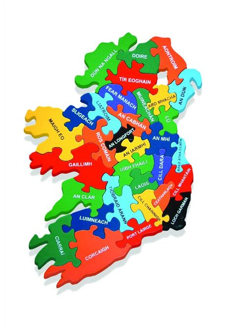 Every 4th zen teaser puzzle is free every 4th wooden jigsaw puzzle 100 to 199 pieces is free every 4th wooden jigsaw puzzle 200 pieces or more is free. Map of Ireland Jigsaw Puzzle in Irish -Alphabet Jigsaws ...
