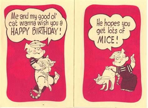 Dennis The Menace Shows Us New Ways To Say Happy Birthday Hank