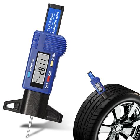 Lcd Display Tire Thread Measuring Gauge Digital Tire Depth Gauge Tire