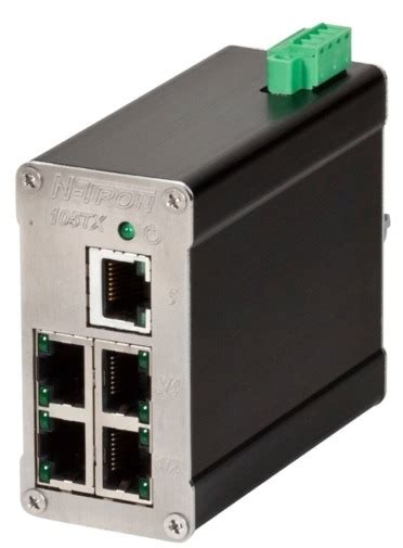 Red Lion N Tron 5 Port Industrial Ethernet Switch 105tx