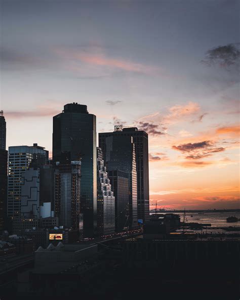 Architecture Photo Of Cityscape During Golden Hour Skyscraper Image