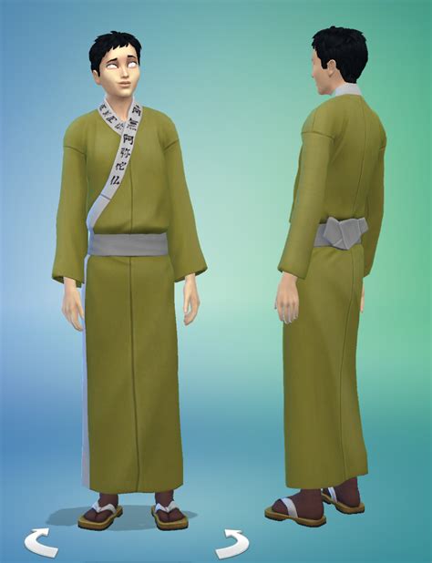 Mod The Sims Adult Male Yukata Recolors Demon Slayer