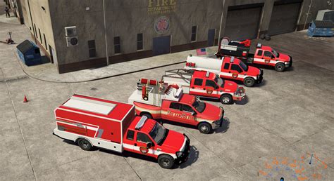Fire Department Fivem Vehicle Pack Images