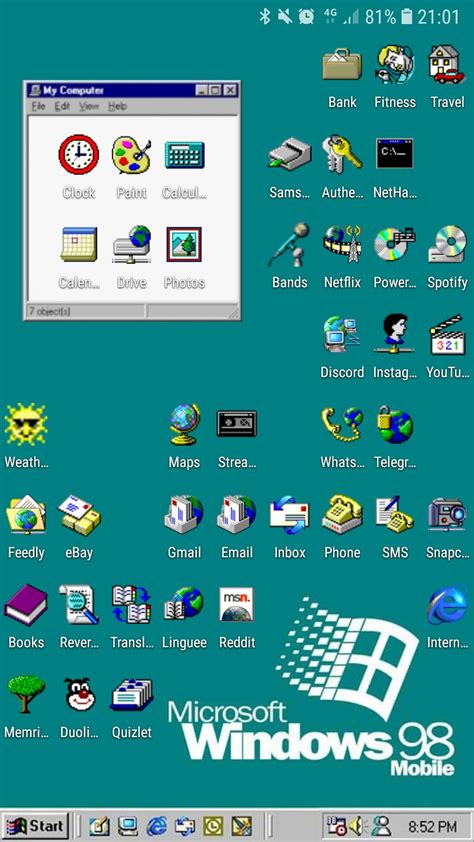 Saw A Windows 95 Home Screen Heres Mine Ive Been Using All 2018