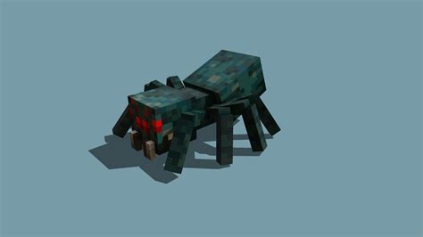 Minecraft Cave Spider 3d Model By Raboy Thatraboy13 E3eecf5