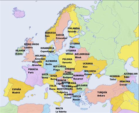 Mapa Europa Tutorials