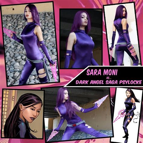 Sara Moni As Dark Angel Saga Psylocke Xmen Marvelcomics Psylocke