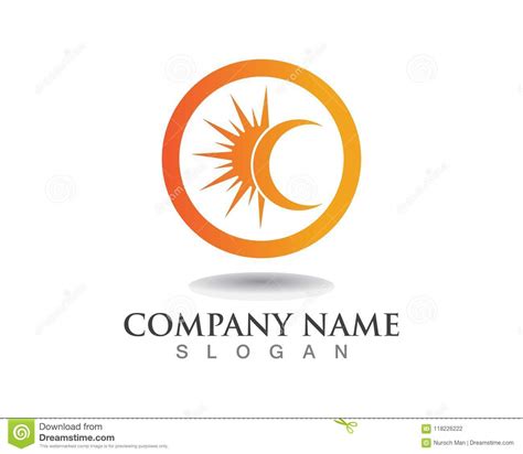 Sun Logos Symbols Template Stock Vector Illustration Of Design 118226222