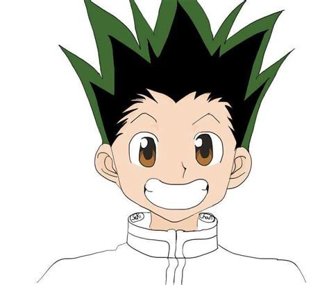 Gon Freecss Transformation Hair Gon With Hair Down Rare Anime
