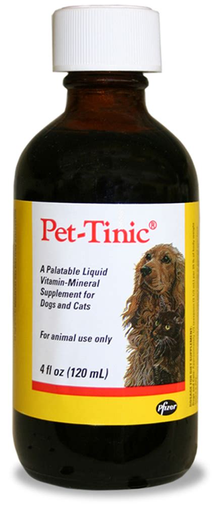 The most common are multivitamins, supplements to support arthritic joints, and fatty acids to reduce shedding and improve a coat's shine, according to a 2006 study published in the journal of the american veterinary medical association. Pet-Tinic Liquid Vitamin-Mineral Supplement for Dogs and Cats