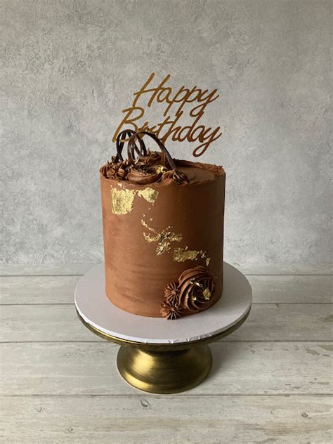 Chocolate Gold Leaf Cake Pure Patisserie