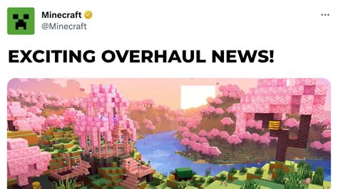 Exciting News For The Minecraft Overhaul Update Youtube