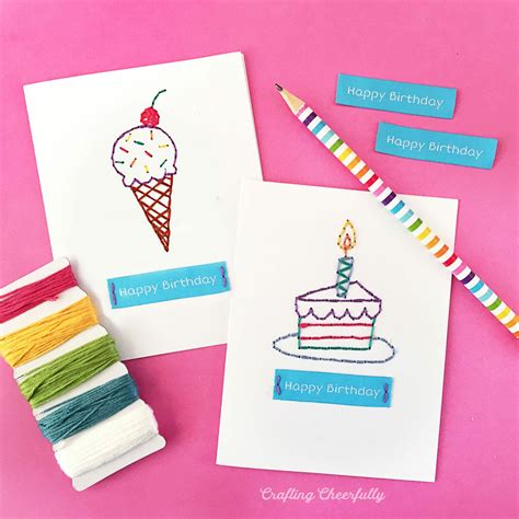 25 Diy Birthday Card Ideas Easy Homemade Birthday Cards