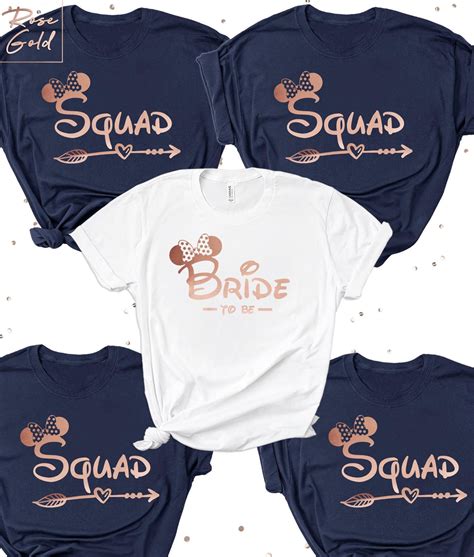 disney bride squad bachelorette party shirts hen party etsy disney bride disney
