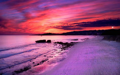 Purple Sunset Wallpapers Wallpaper Cave