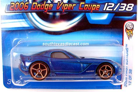 Hot Wheels Guide 2006 Dodge Viper Coupe 06 Dodge Viper Srt10