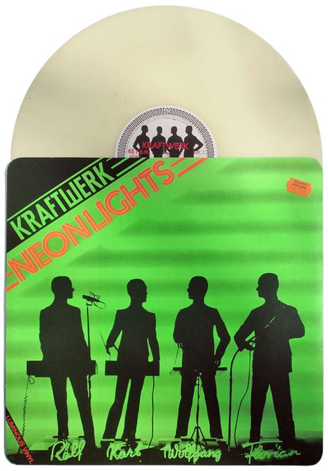 Kraftwerk Neon Lights Colored Vinyl