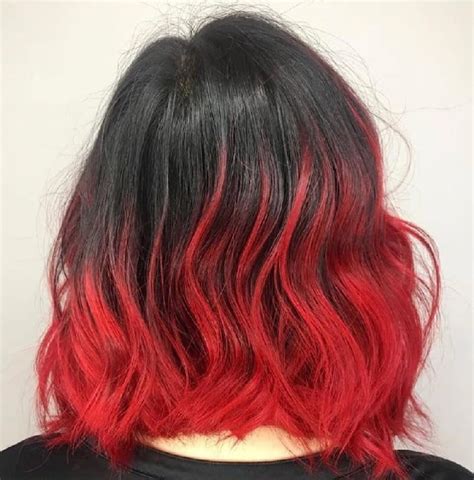 Plucking & tweezing infected follicle How to Style Black Hair with Red Tips - 6 Amazing Ideas ...