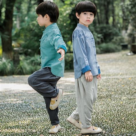 Boys Tang Suit For Kids Hanfu Boys And Childrens Tang Clothing Season